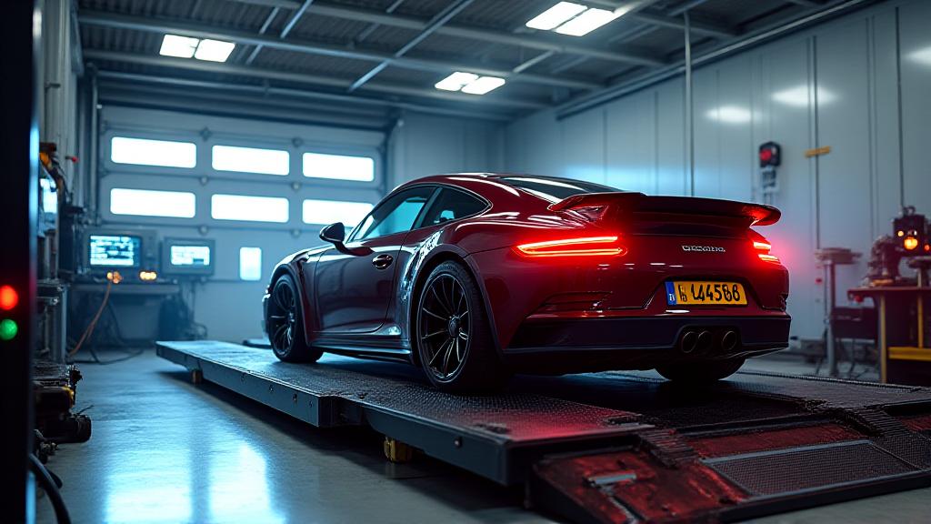 Vehículo en banco de pruebas 4WD (Dinamómetro)